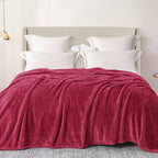 Exclusivo Mezcla Plush Fuzzy Fleece Bed Blanket Twin Size, Super Soft, Fluffy by ExclusivoMezcla