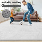 8x10 Area Rugs for Living Room: Fluffy Shag Soft Washable Rug Large Fuzzy Plush - Image 7