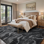 8x10 Ft Extra Large Shag Rugs for Living Room, Tie Dyed Ultra Soft Fluffy Furry - Image 3