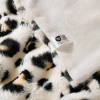 Cozy Bliss Leopard Print Faux Fur Throw Blanket - Image 5