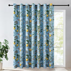 Topfinel Sliding Door Patio Floral Curtains & Drapes by Topfinel