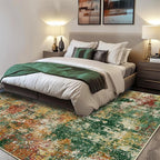 Washable Area Rugs 6'x9' Non-Slip Modern Abstract Soft - Image 2