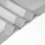Chyhomenyc Light Grey Sheer Curtains 30 inch Length 2 Panels, Light Filtering - Image 9