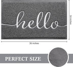 BeneathYourFeet Door Mat, Welcome Mat Low Profile Front Doormat Non Slip Mats - Image 3