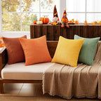 MIULEE Decorative Throw Pillow Covers 24x24 Inch Set of 4, Vibrant Cushion - Image 9