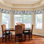 Emvency 4 Pack Valances Window Treatments, Abstract Modern Grey Grunge - Image 7