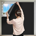 100% Blackout Curtains for Bedroom 2 Pack 79"x57" Portable Window Blinds Cover by ZUNGOUMC