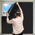 100% Blackout Curtains for Bedroom 2 Pack 40"x57" Portable Window Blinds Cover by ZUNGOUMC
