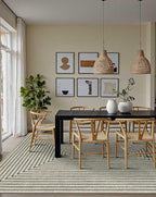 Latte&Fog 5x7 Area Rugs for Living Room Bedroom, Boho Non Slip Low Pile Carpet - Image 5
