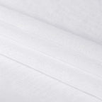 DWCN Sheer White Curtains 63 inch Length 2 Panels Set, Rod Pocket Solid Color - Image 6