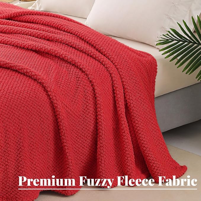 Whale Flotilla Queen Size Fuzzy Fleece Blanket - Image 5