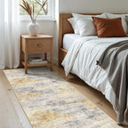 2x5 Washable Kitchen Runner Rug: Modern Abstract Runners - Image 8