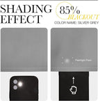 NICETOWN Silver Grey Blackout Curtain Panels - Image 4