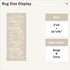 Runner Rug 3x8 Washable Non-Slip Hallway Runner Rugs - Image 5