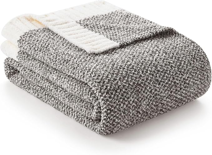 Snuggle Sac Ultra Soft Grey Bedding Blanket Twin XL, Warm Fluffy Microfiber - Image 7