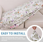 hyha Printed Couch Cushion Covers, Floral Sofa Covers Washable - Image 4
