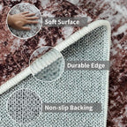3x10 Washable Runner Rugs for Hallway: Easy-to-Clean Abstract Runners for - Image 5