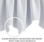 NICETOWN Blackout Valances for Windows, Farmhouse Style Rod Pocket Thermal - Image 3