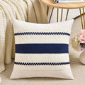 Fancy Homi Set of 1 Navy Blue Decorative Throw Pillow Covers 20x20 Inch by Fancy+Homi