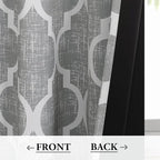 Beauoop 100% Blackout Curtains 90 Inches Long 2 Panels - Image 3