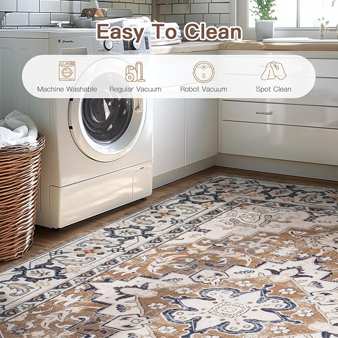 Lofus 5x7 Area Rugs for Living Room, Washable Area Rug, Rugs for Bedroom - Image 6