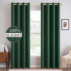 MIULEE 100% Blackout Linen Curtains by MIULEE