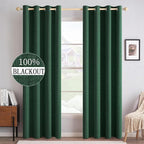 MIULEE 100% Blackout Linen Curtains by MIULEE