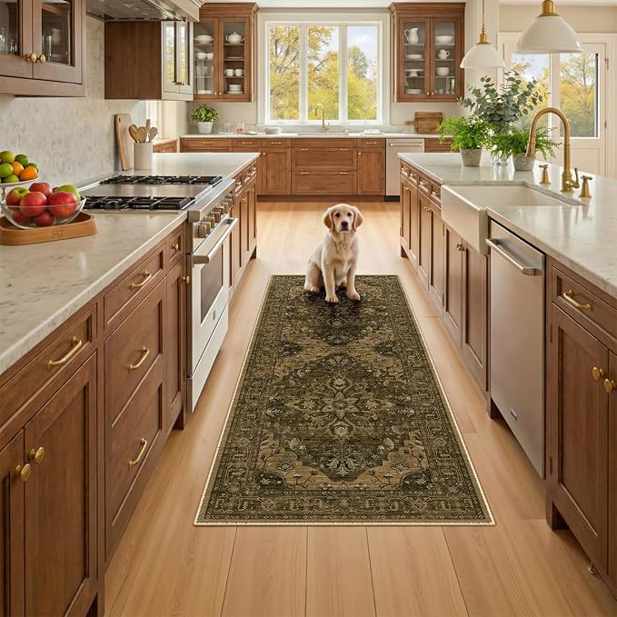 Area Rugs 2'x6' Runner Rug Non Slip Washable - Image 2
