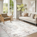 Washable Rugs 5x7 Area Rugs for Living Room, Modern Abstract Rugs for Bedroom by Srugn