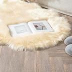 MIULEE Luxury Super Soft Fluffy Area Rug Faux Fur Sheepskin Rug Decorative - Image 4