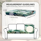 8Pcs Stretch Patio Cushion Covers, Outdoor Couch Covers Replacement, Outdoor - Image 2