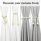 Curtain Tiebacks Outdoor Elegant Decorative Tie Backs Modern Rope Tiebacks - Image 3
