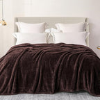 Exclusivo Mezcla Plush Fuzzy Fleece Bed Blanket Queen Size, Super Soft by ExclusivoMezcla
