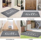 BeneathYourFeet Door Mat Welcome Mat Low Profile Front Doormat Indoor Outdoor - Image 7