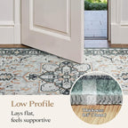 Rugflix 8x10 Area Rugs for Living Room, Washable Rug, Soft Low Pile Carpet - Image 3