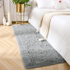 Amearea Shag Fluffy Runner Rug for Bedroom Girls Living Room, 2x6 Feet Extra - Image 3