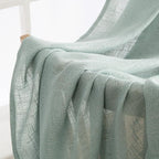 MIULEE Sea Green Linen Curtains 96 Inch Long - Image 6