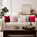GIGIZAZA Decorative Couch Throw Pillow Cover, Square Sofa Velvet Throw Cushions - Image 4