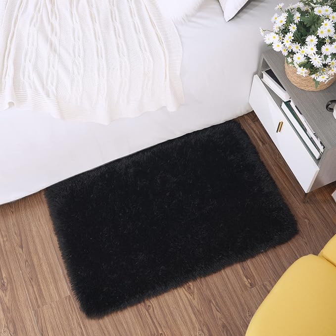 Tepook Super Soft Fluffy Rug for Bedroom, Modern Shaggy Fuzzy Kids Rugs for - Image 5