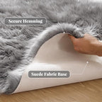 ORINOVA Shag Washable Area Rugs 8x10 Grey Fluffy Rug - Image 2