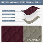 ISSUNTEX Double Protection 100% Waterproof Chair Sofa Covers - Image 4