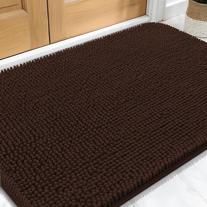 OLANLY Dog Door Mat for Muddy Paws 30x20, Absorbs Moisture and Dirt, Absorbent by OLANLY