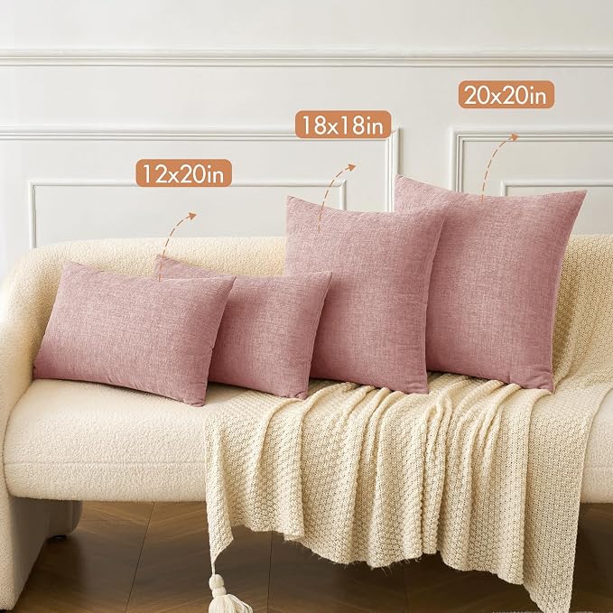 MIULEE Pack of 2 Couch Valentines Throw Pillow Covers 18x18 Inch Soft Spring - Image 4