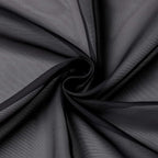 Black Sheer Curtains 90 Inches Long 2 Panels Set - Image 9