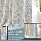 jinchan Blackout Floral Curtains - Image 6