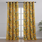 Topfinel 90 Inches Long Curtains & Drapes 2 Panels, Unique Nature Luxury - Image 2