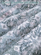 SERISSA Boho Washable Runner Rug, 2x6 Rug Non-Slip Vintage Floral Hallway - Image 4