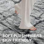 5x7 Ft Large Shag Rugs for Bedroom Living Room, Tie Dyed Ultra Soft Fluffy - Image 4