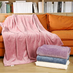 Newwiee 4 Pcs Flanne Fleece Throw Blanket - Image 2