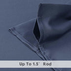 Chyhomenyc Denim Blue Valances for Window, Room Darkening Short Curtains for - Image 6